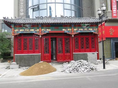 園林工程就找泰金古建園林,水泥欄桿生產廠家