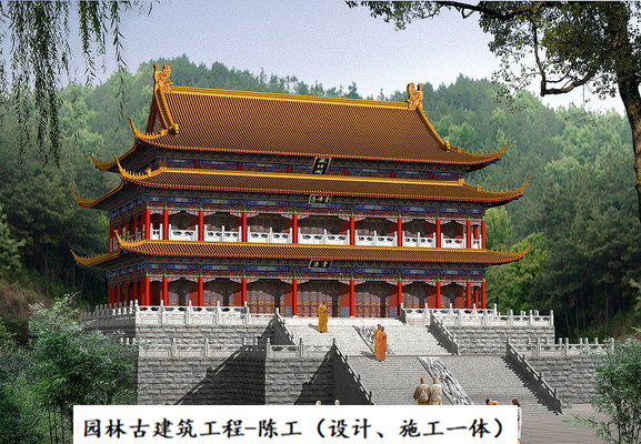 古建牌坊古建木材制作 寺廟仿古仿古長廊設計施工 南美菠蘿.